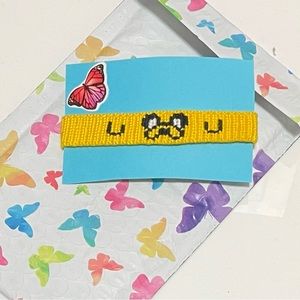 Jake the dog handmade adventure time  friendship bracelet!